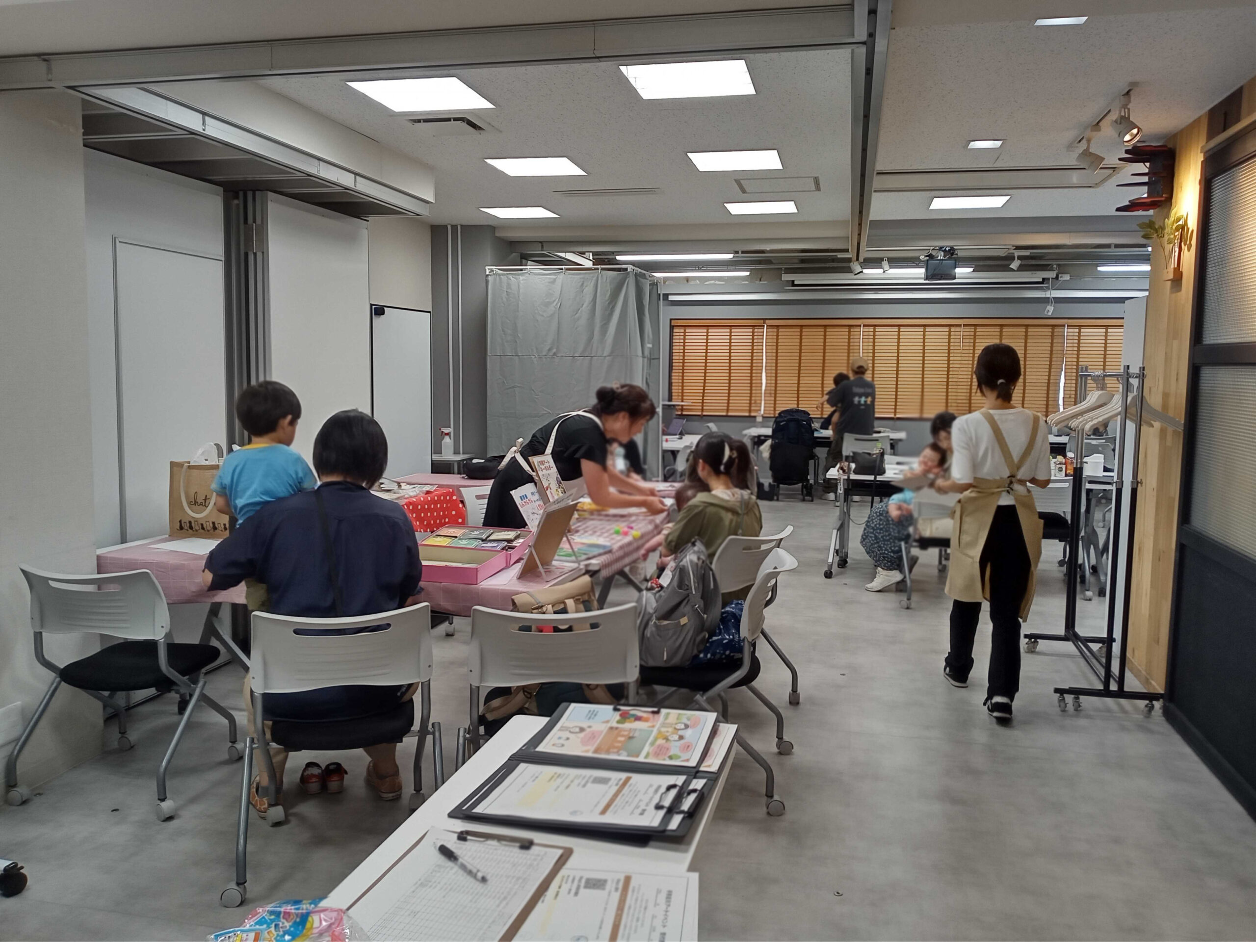 お子様連れセミナーの様子です